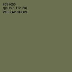 #6B7050 - Willow Grove Color Image